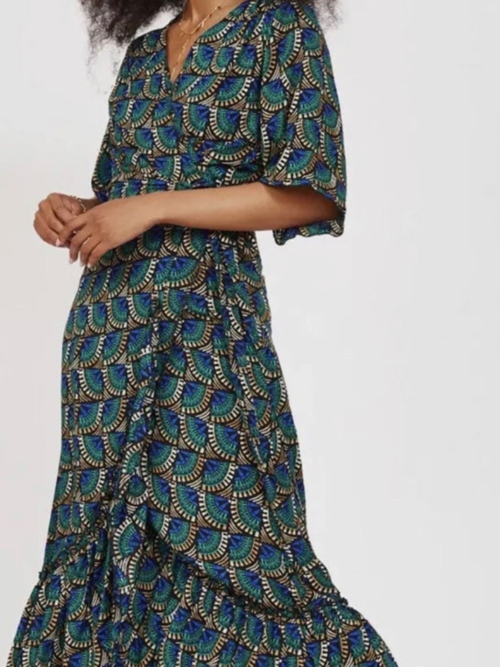 Silk & Salt Wrap Dress